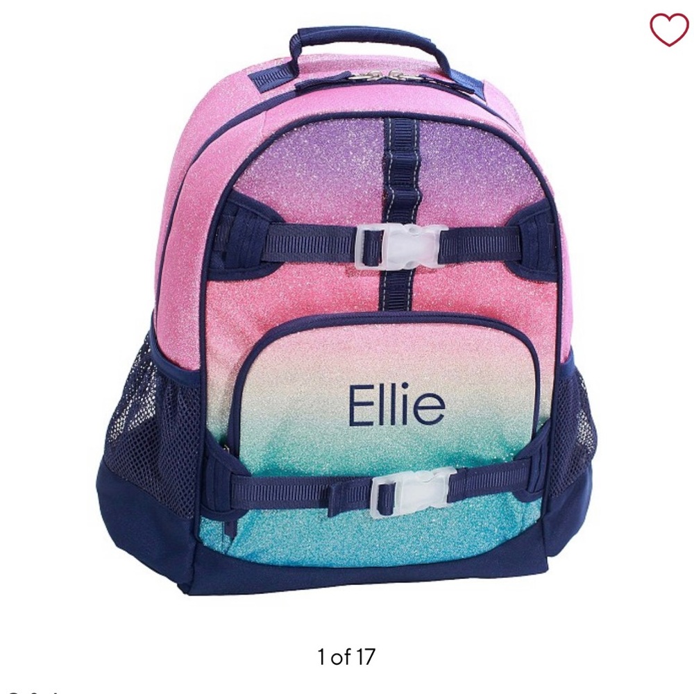 Mackenzie Rainbow Ombre Sparkle Glitter Backpack